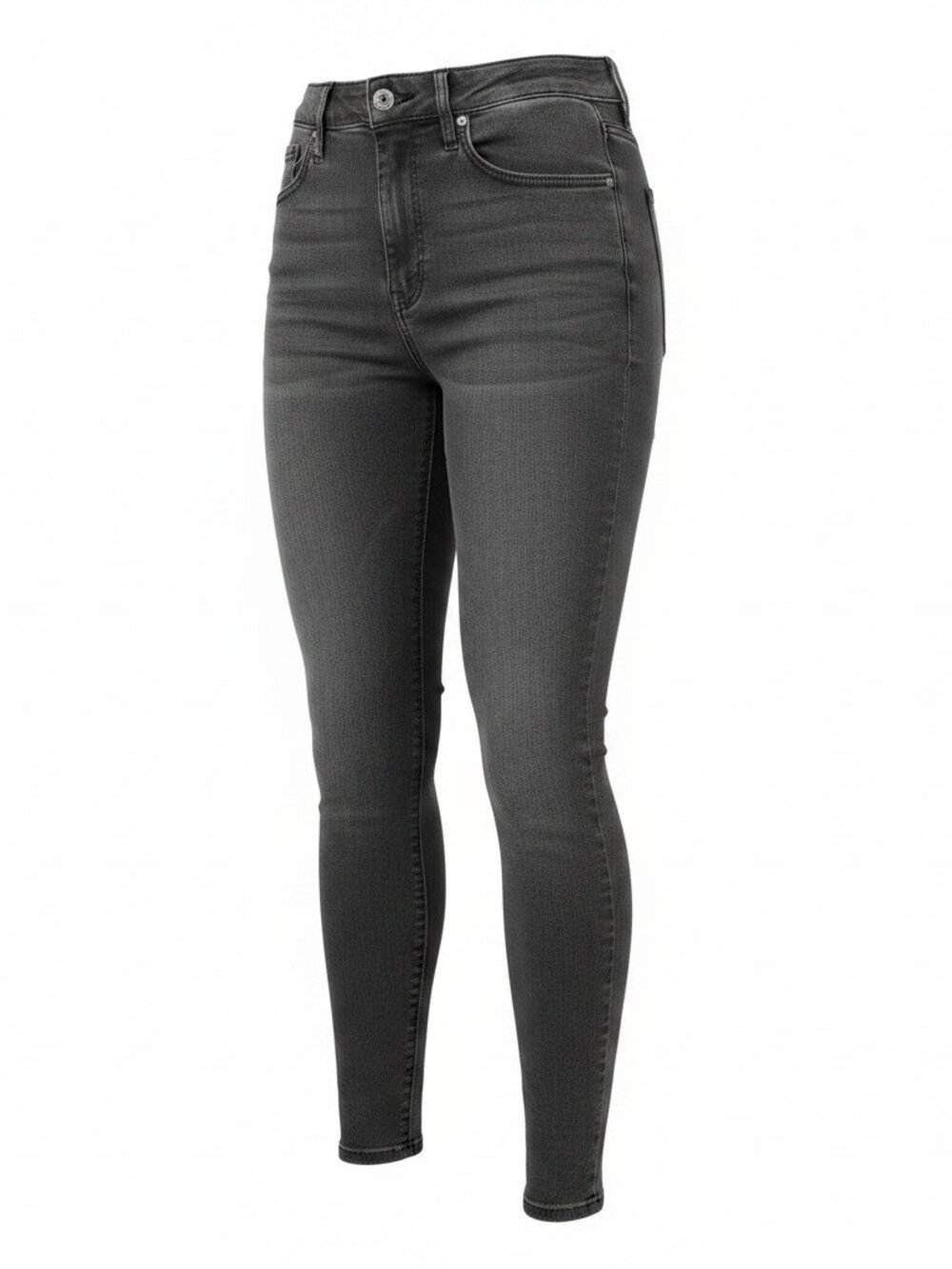Levi's 721 High Rise Skinny Jeans in Charcoal Grey - Size 30